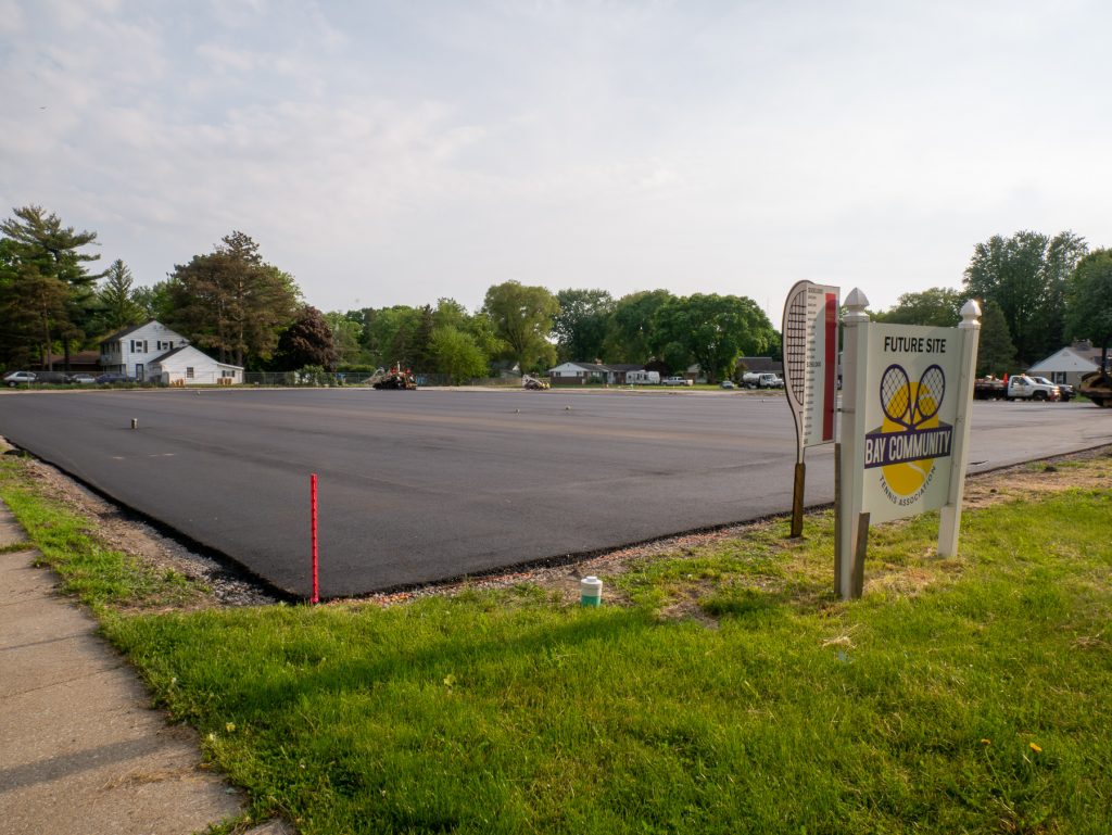 Paving at Bay County Tennis Association